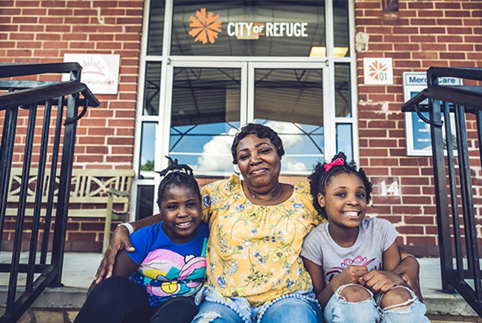 At the City of Refuge in Atlanta, GA, a mother, and her baby find support and community.